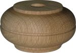 Holzfuß antik, Möbelfuß antik, aus Eiche, Ø 100mm, Möbelfuss Holz